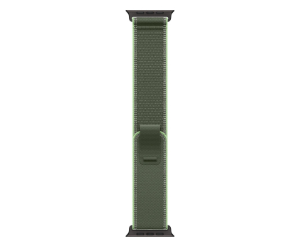 Pasek i akcesoria do zegarków APPLE Opaska Trail do Apple Watch - 49mm - M/L - Neonowa zieleń + Tytan naturalny